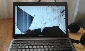 Broken laptop