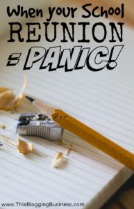 Does an impending school reunion ensue panic in you? It did for me. But there's lessons to be learned around these milestone events of our lives. You're life may not be everything you hoped it would be right now, is that any reason to be ashamed?