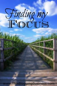 Finding my focus - I share about the importance of finding the focus of your blog (and your blog posts) before begin. What are the challenges you face? Identifying them is half the journery...  #10DBC #freedomplan 