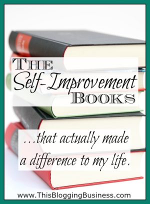 The Best Self Improvement Books... that actually made a difference in my life. This list isn't a re-hash of all the old classics that you've seen a million times before. This is a list of self-improvement / personal development books that inspired me to actually change!